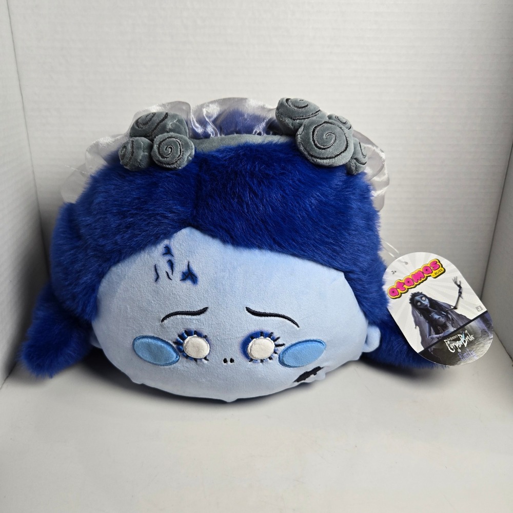 Tim Burton Corpse Bride Atamas Russ Jazwares Face Pillow Squish Plush New NWT